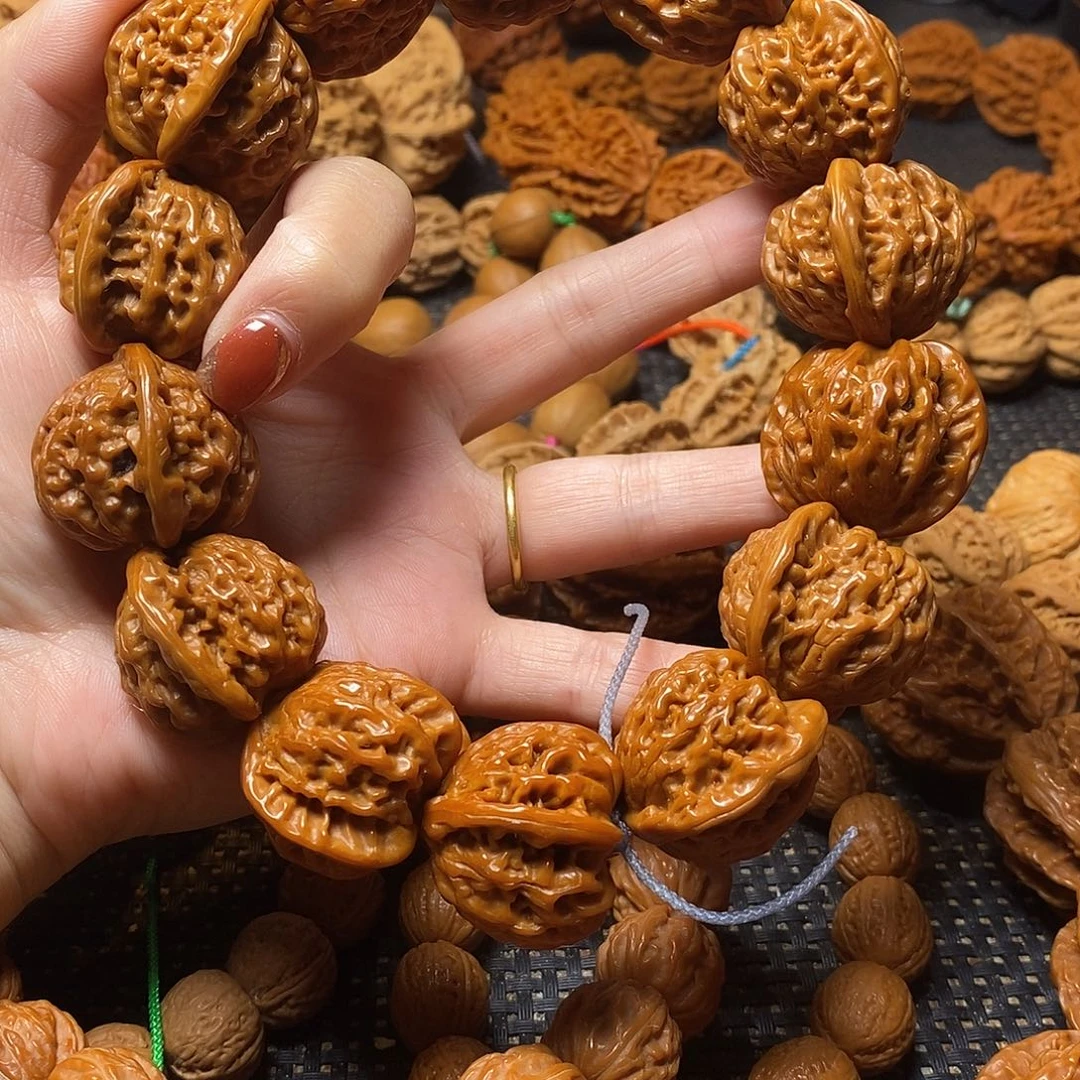手串文玩核桃盘山公子帽麻核桃手持