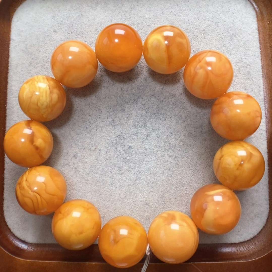 蜜蜡未镶嵌手串蜜蜡