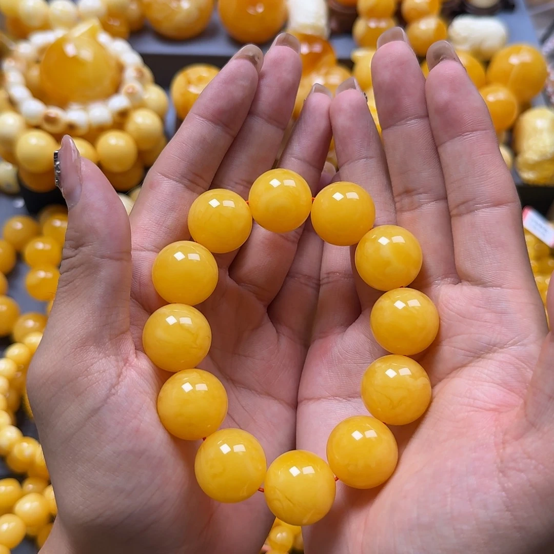 未镶嵌蜜蜡珠宝奇石同料20mm
