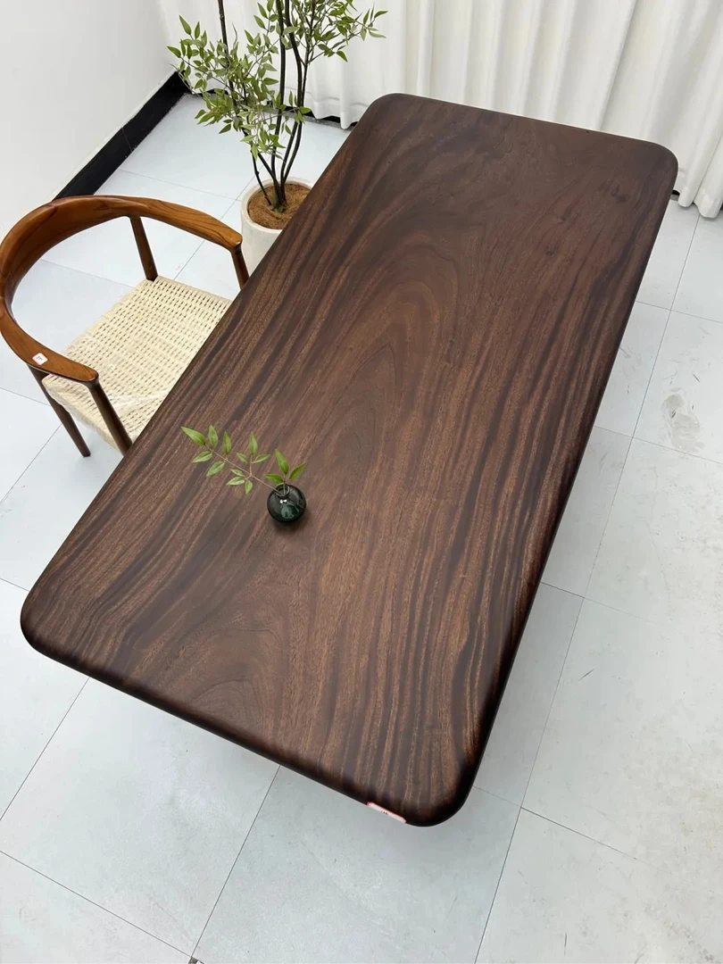 实木大板桌可作茶桌书桌餐桌办公桌实木桌板使用