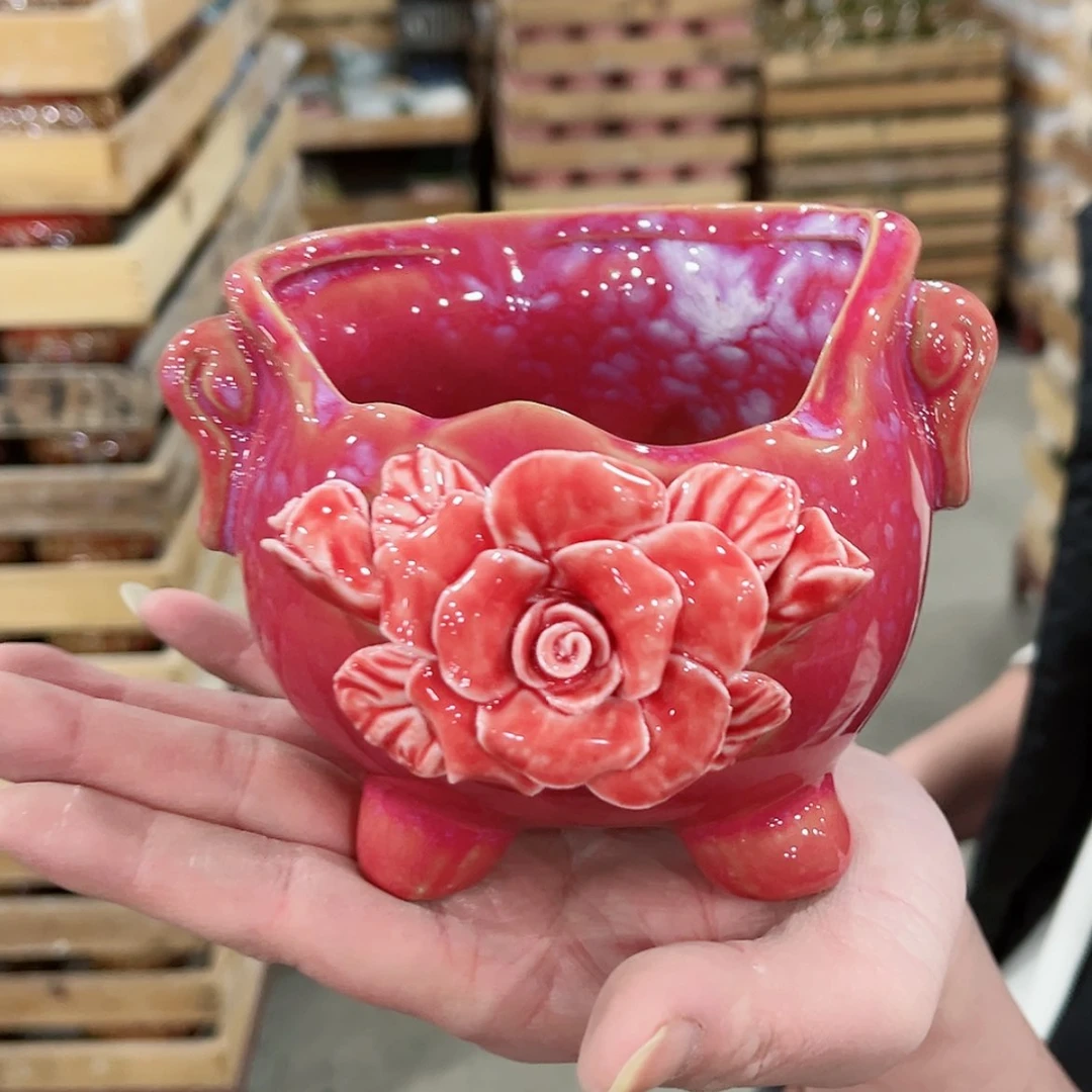 【闪购商品】陶瓷陶瓷多肉植物花盆