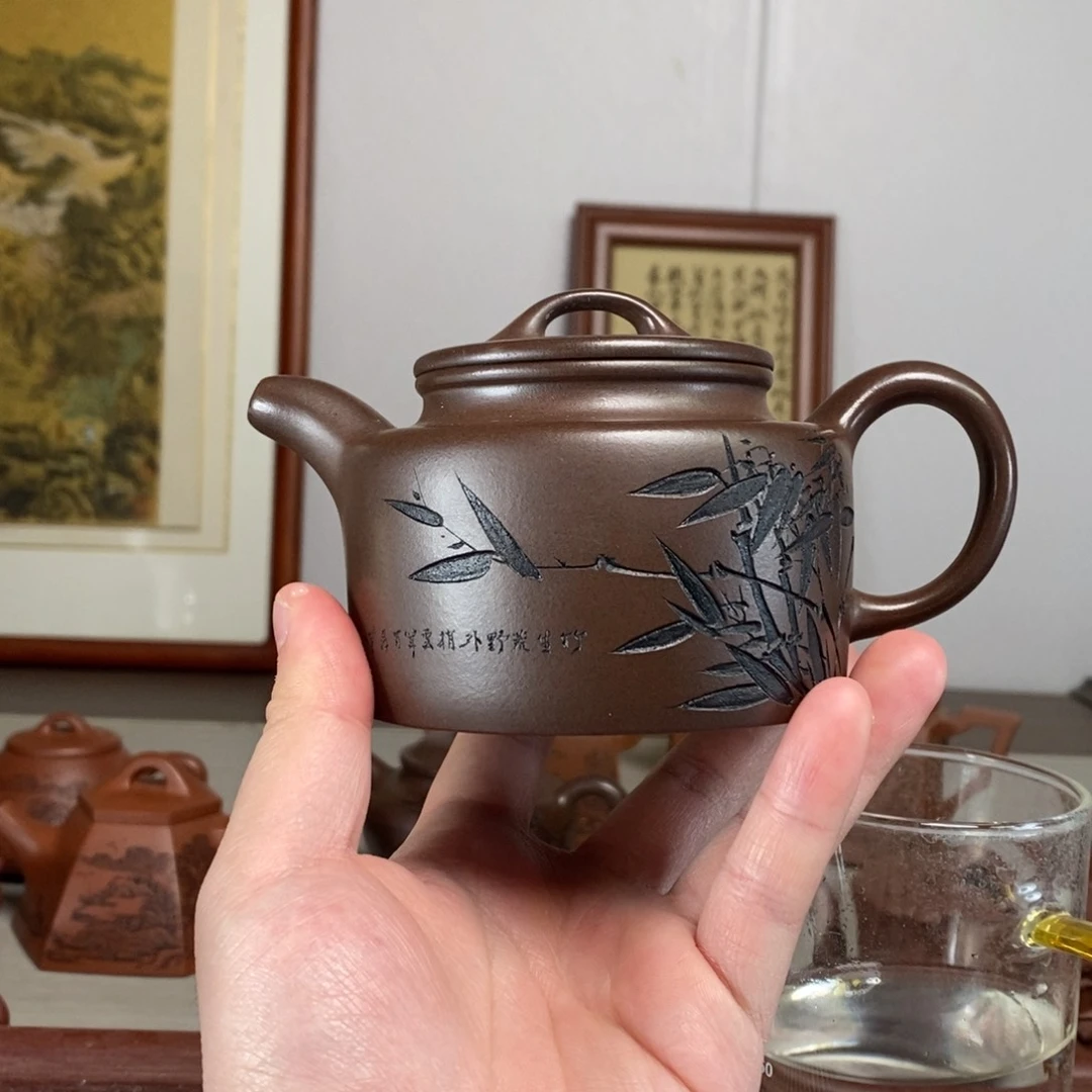 茶壶紫砂原矿泥料传统工艺制作