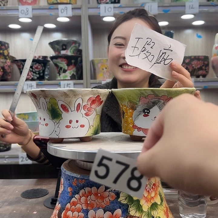 紫砂花盆瑕疵瑕疵578