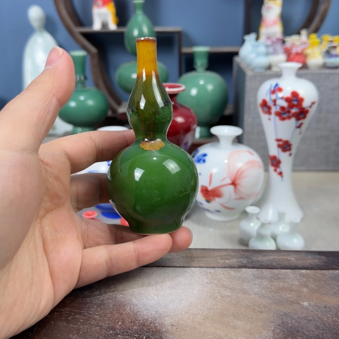 陶瓷手工小花器摆件