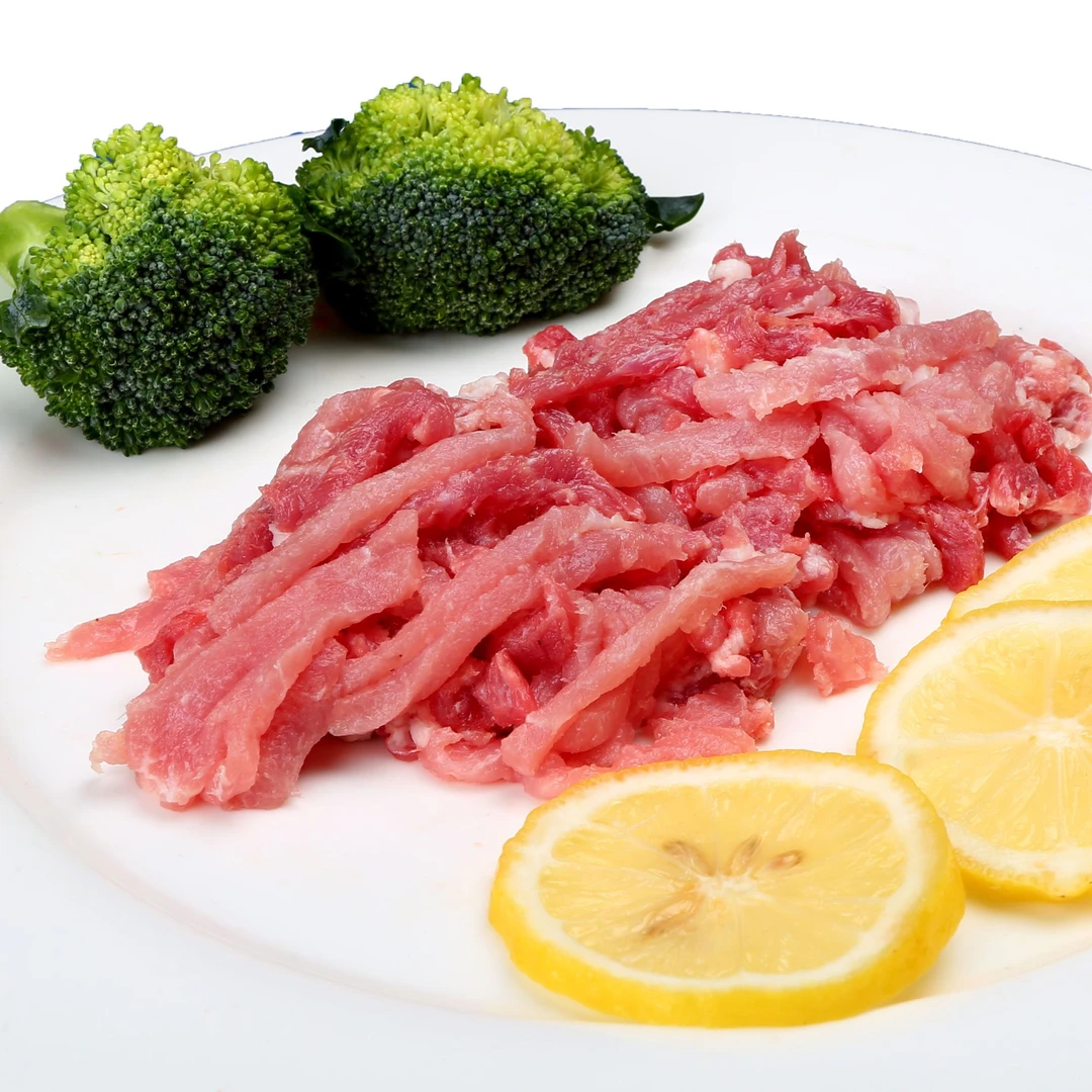 【500克肉丝福利】正宗土黑猪肉优质新鲜黑猪肉
