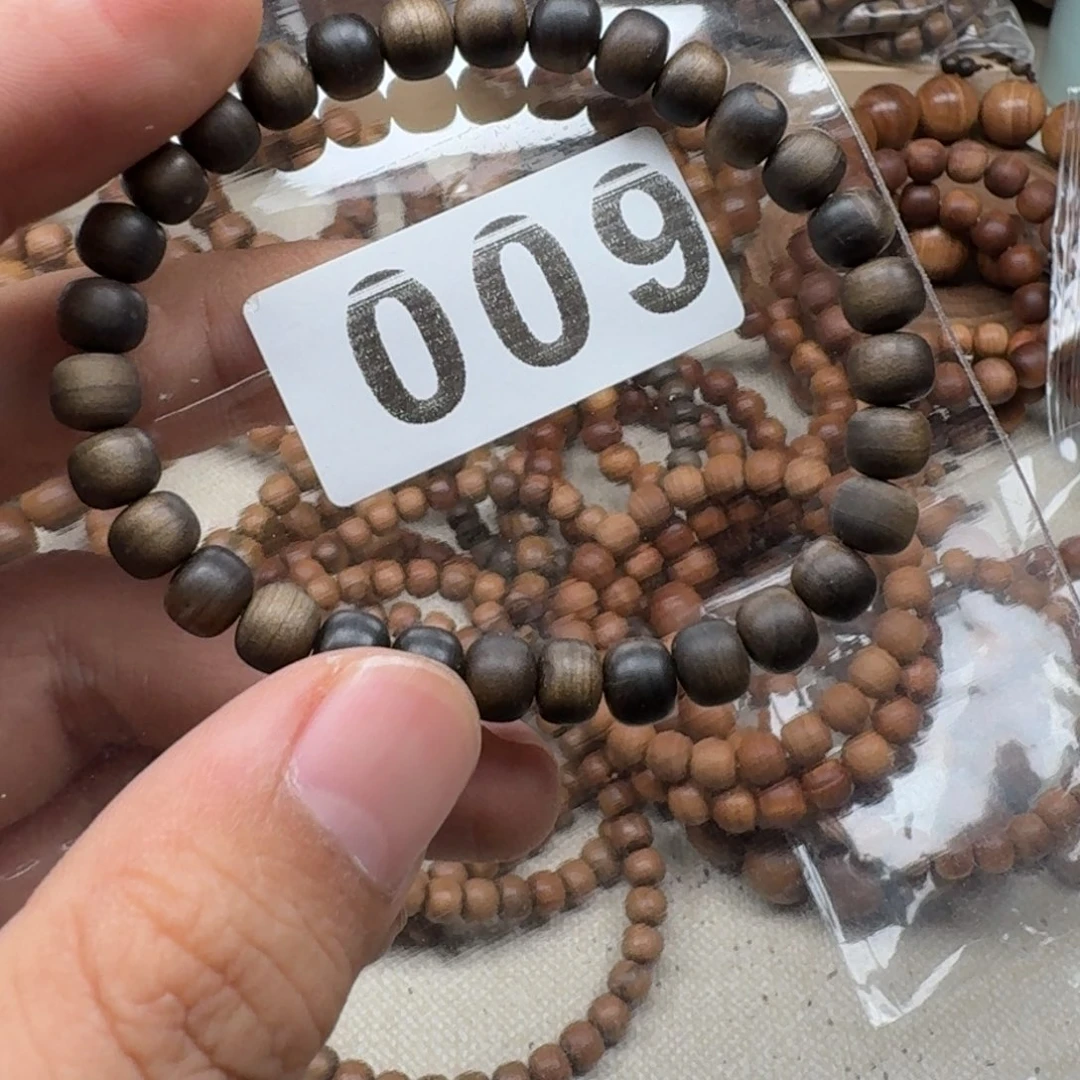 檀香木手串/手链残次品6×7阴沉沉水