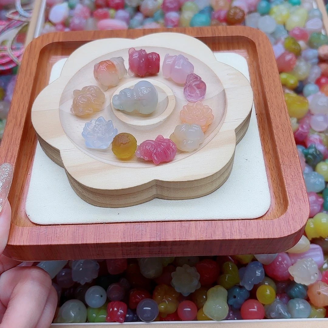 无***花未镶嵌手链玛瑙/玉髓盐源82