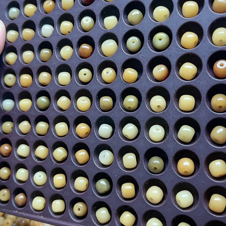 白玉菩提吊坠8-7糖果瑕疵桶珠100颗卡灯牌宠200颗