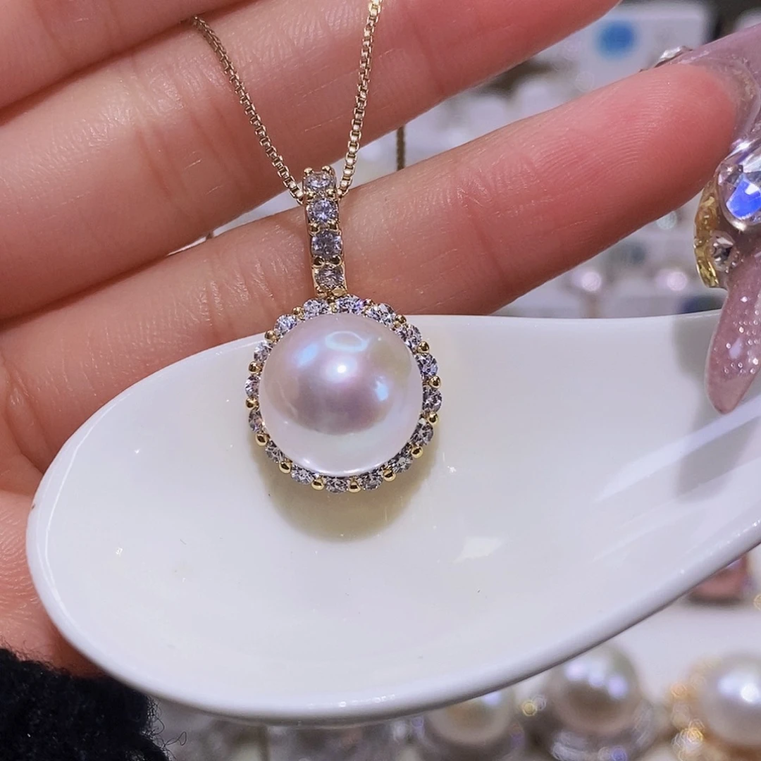 淡水珍珠颈饰合金