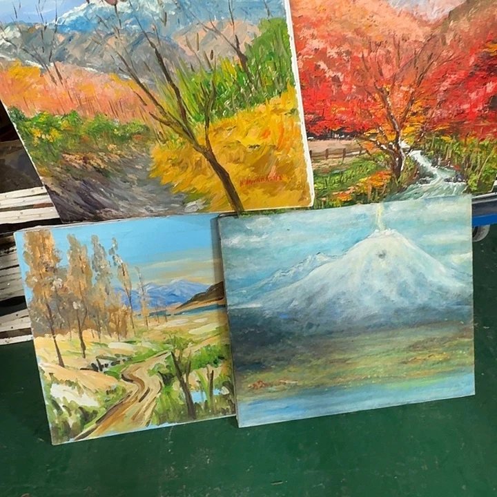 s***.中古框画有瑕疵破损已拍