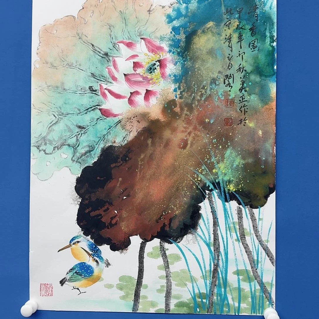 国画多次参加国内外