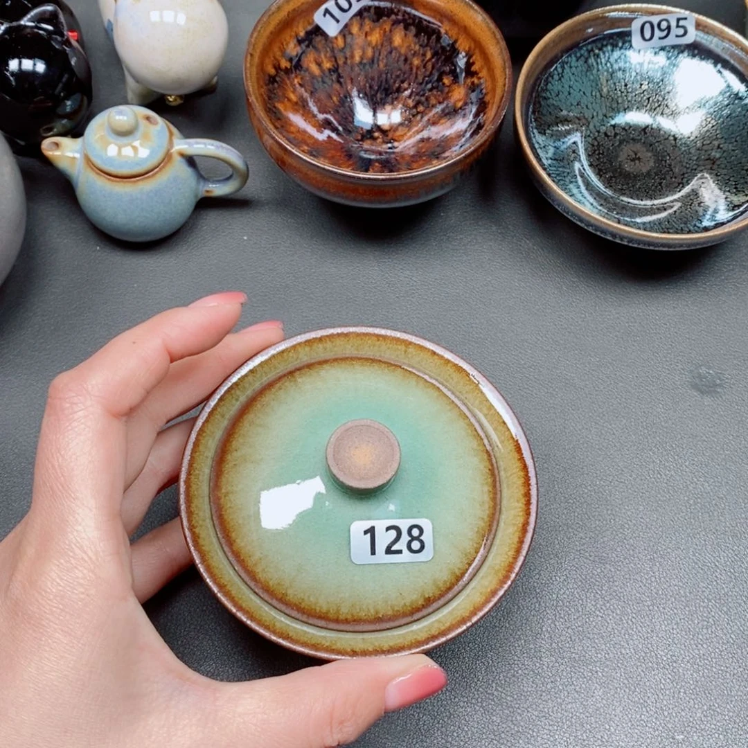 茶盏流**镜建窑建盏主人杯128