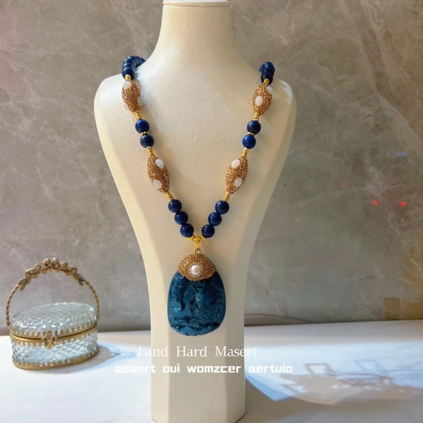 铜合金项链 蓝娜弗迪雅思系列 满镶嵌搭配2288