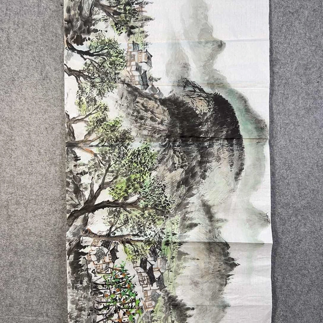 国画704 花鸟在此处飞翔也不太可能