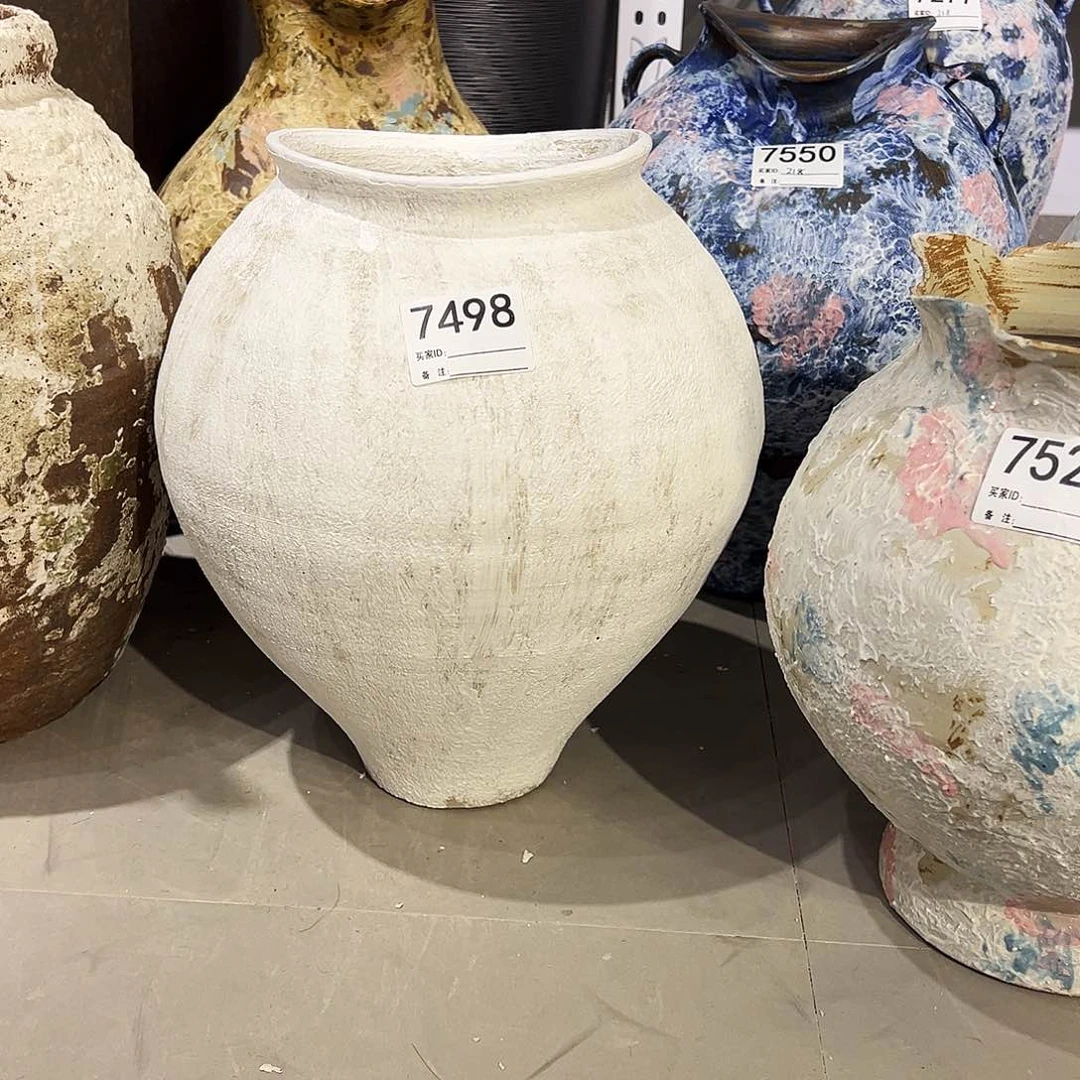 瓶7498高33口12×14陶瓷花瓶无孔
