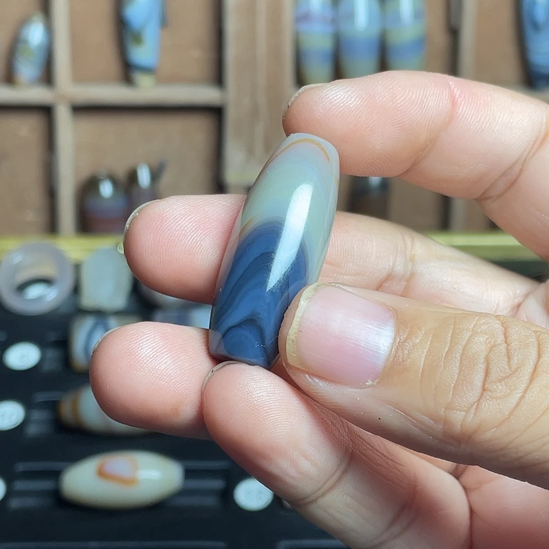 玛瑙/玉髓合金颈饰