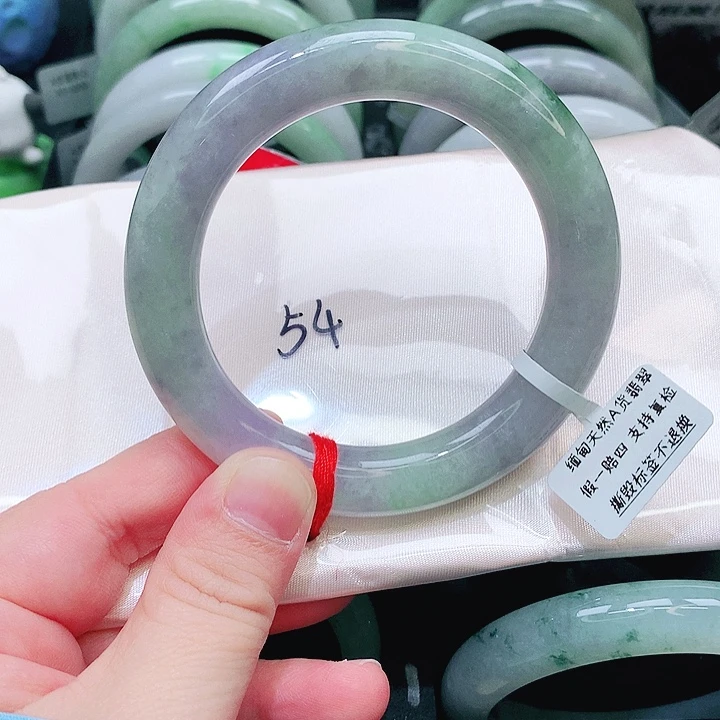 翡翠未镶嵌手镯0996