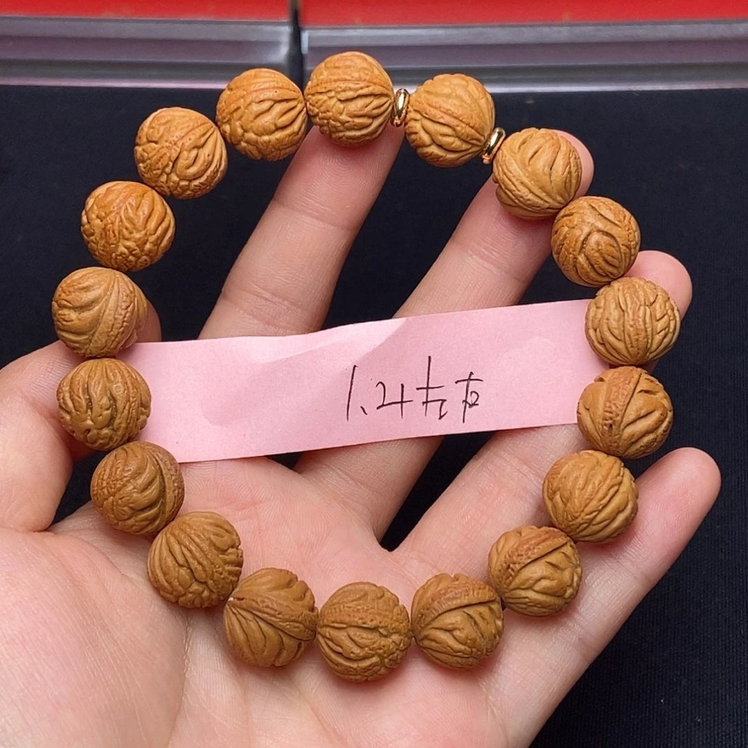 桃核手串秦岭龙纹桃核1