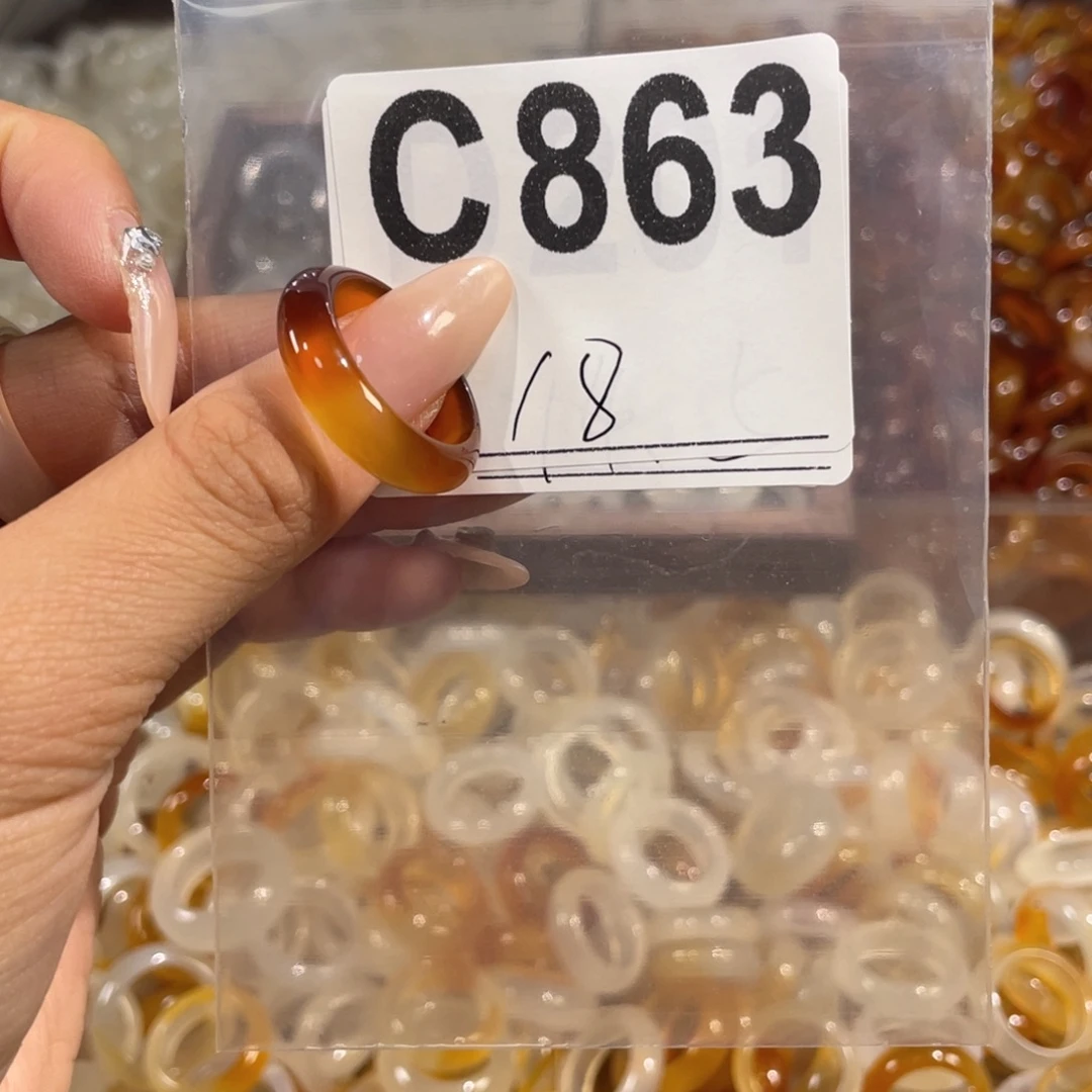 未镶嵌戒指玛瑙/玉髓863