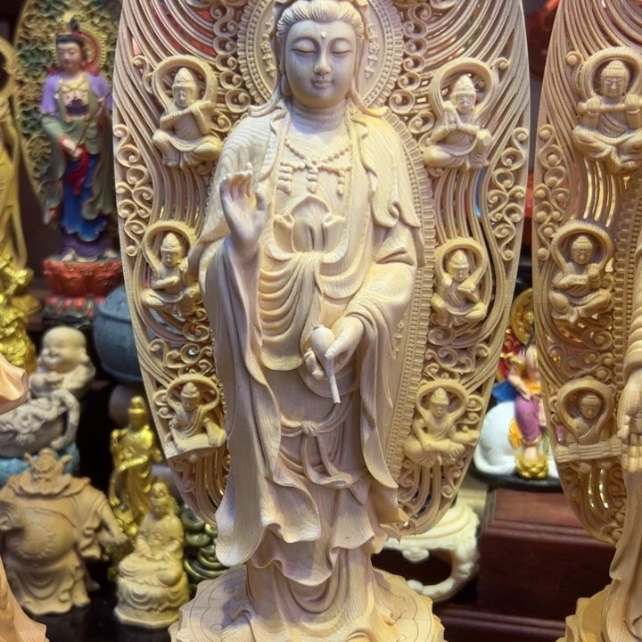 桧木?****?滴水观音木结构工艺