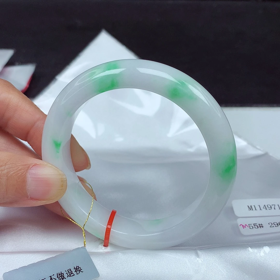未镶嵌手镯翡翠55圈4971