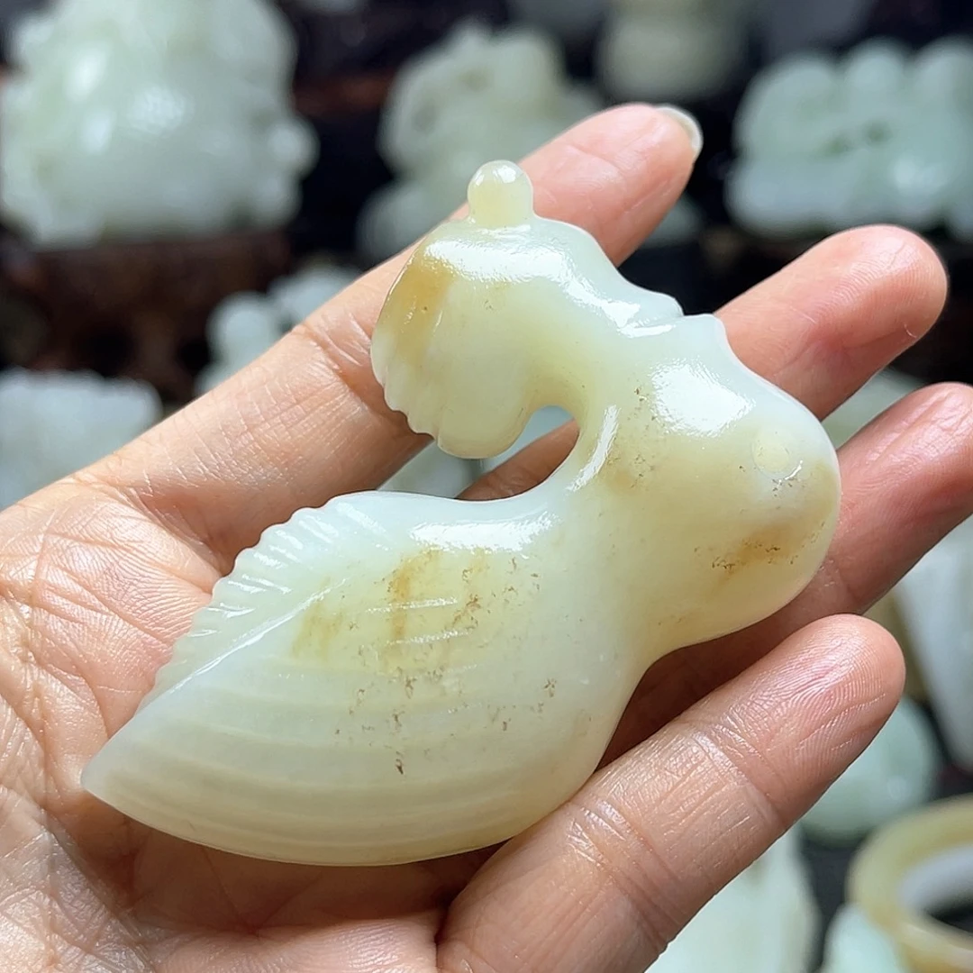 和田玉（糖玉）未镶嵌挂件