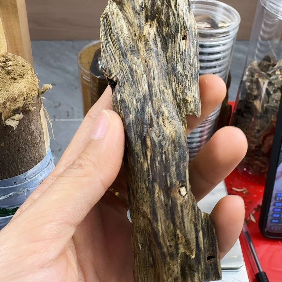 香料绿奇楠虫漏白棋24克