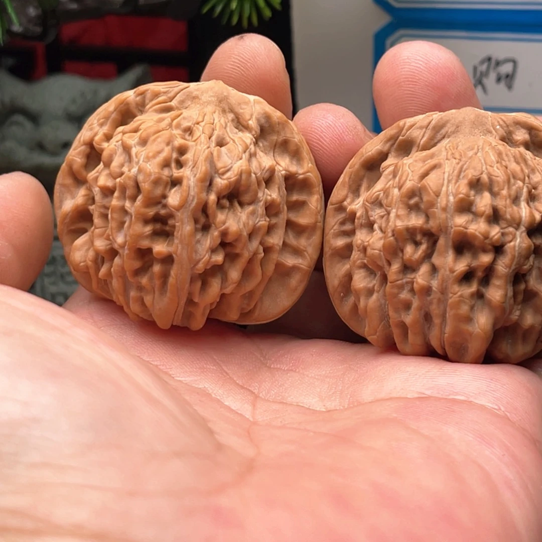 T***g文玩核桃吊坠42蓟县四座楼色差