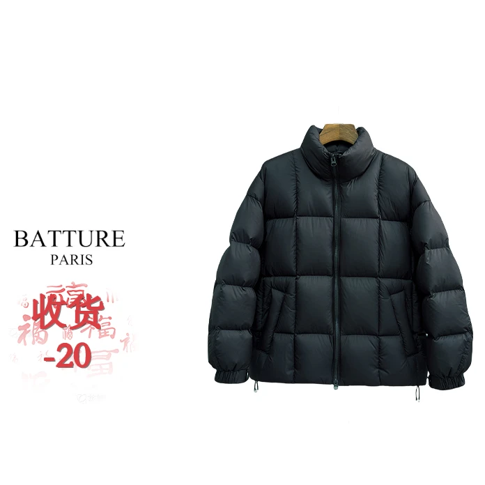 【GZ】极寒系列冬季新款加厚白鸭绒户外休闲保暖立领羽绒服男女上衣