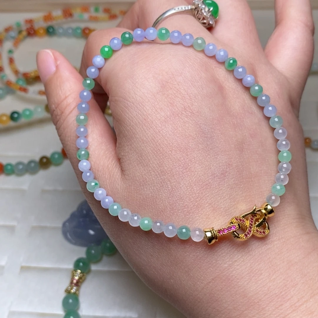 定制翡翠未镶嵌缅甸天然翡翠A货