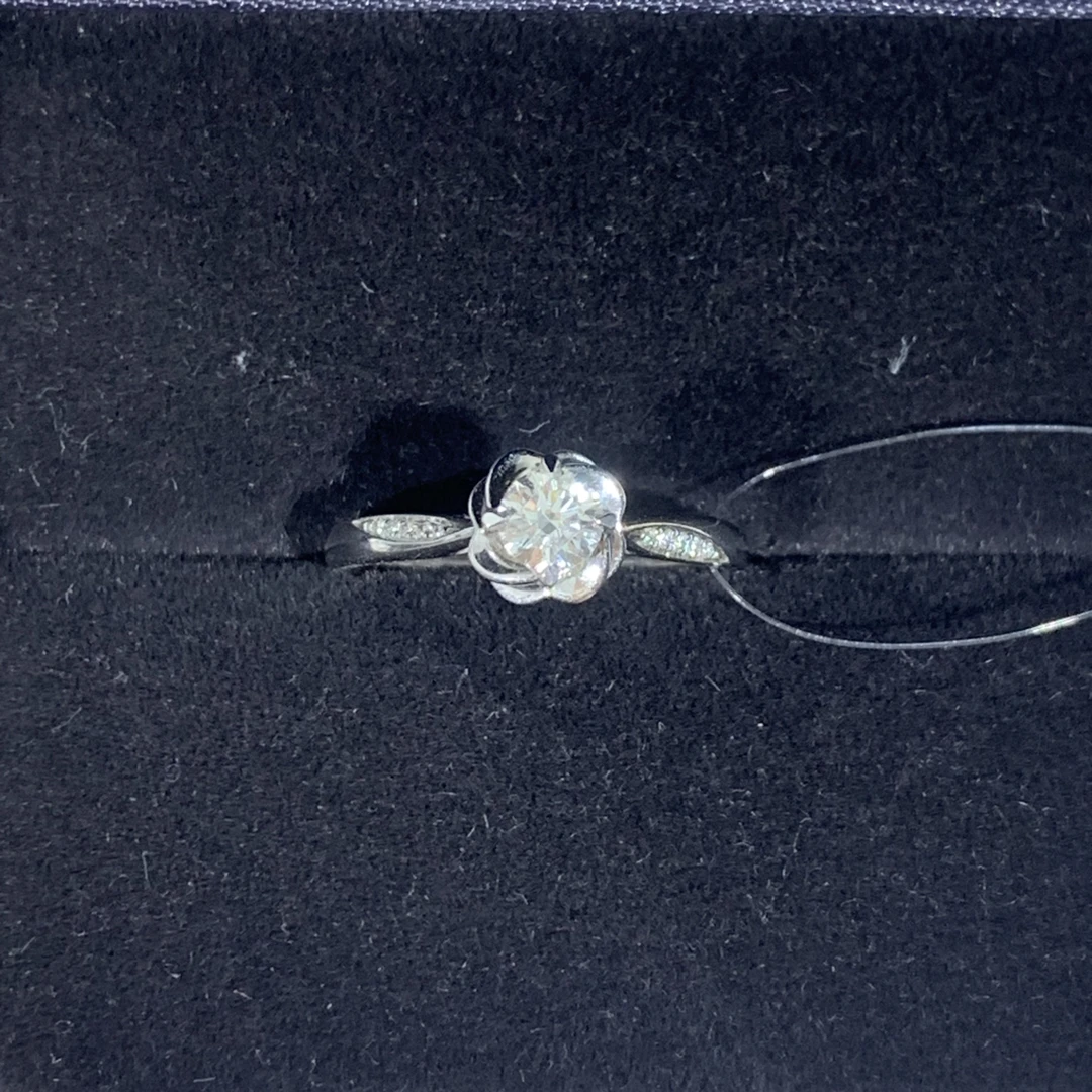 花苞 k金天然钻石戒W19090270