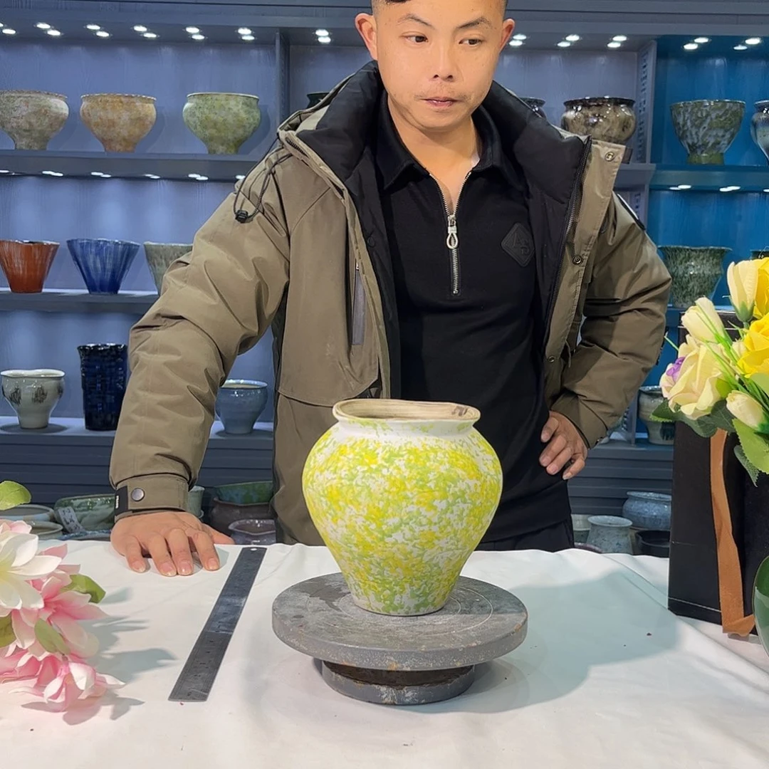 陶摆件景德镇陶瓷花瓶