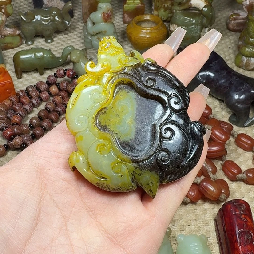 白玉菩提吊坠挂件