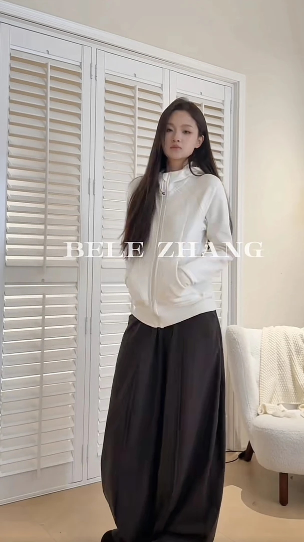 BELE ZHANG 辣妹S磨毛外套打底轻系加厚显瘦外套-6788