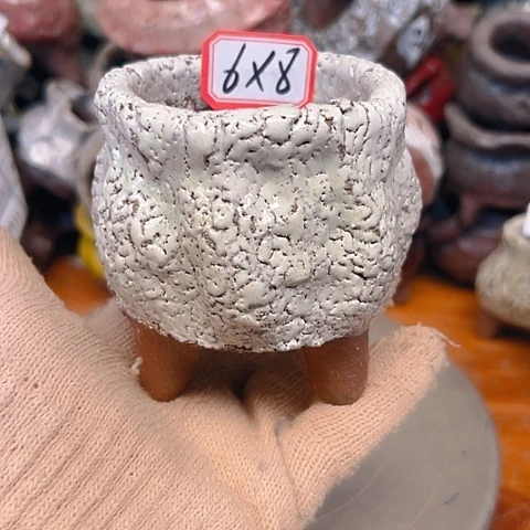 粗陶花盆手工花盆