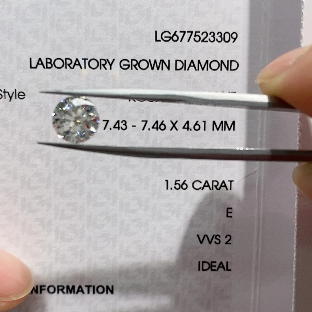 实验室培育钻石裸石未镶嵌