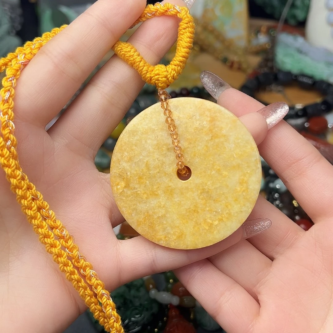 翡翠吊坠(赠链)未镶嵌吊坠2