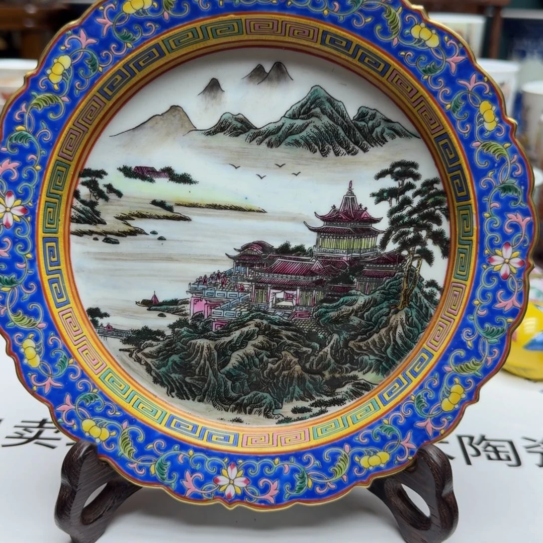 景德镇手工手绘展示
