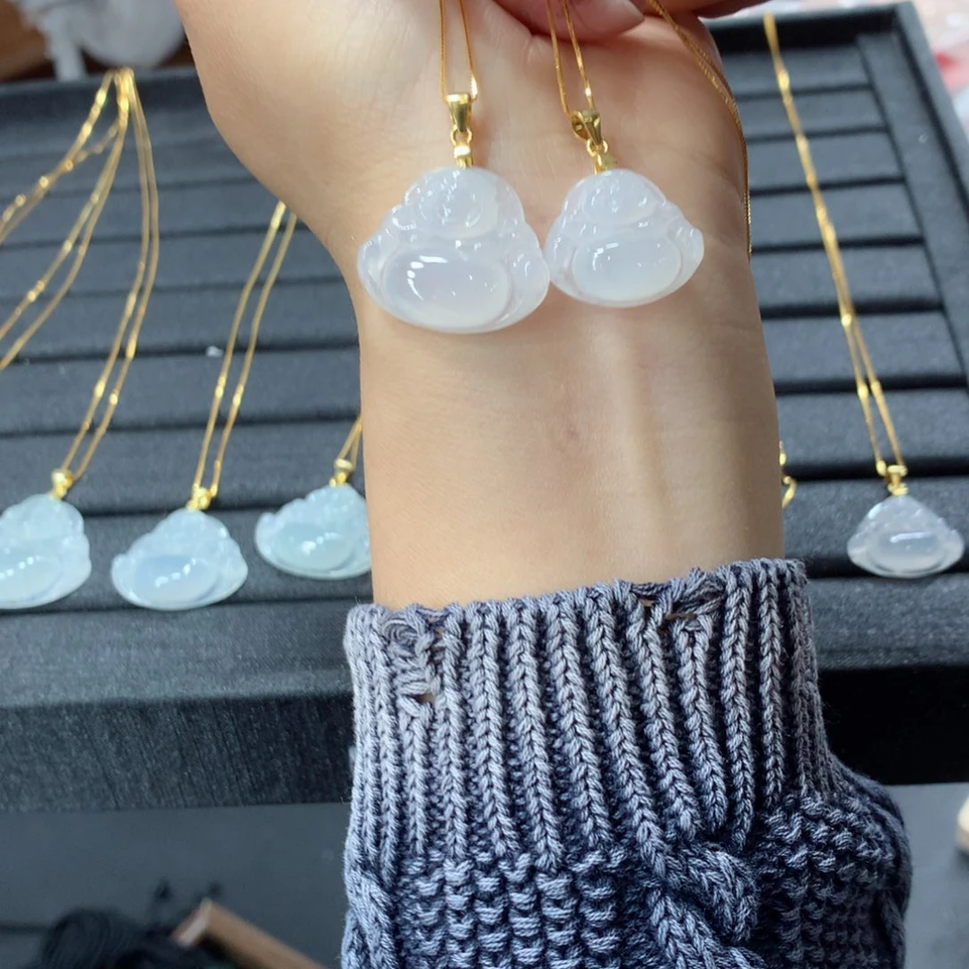 翡翠未镶嵌颈饰多样性发1