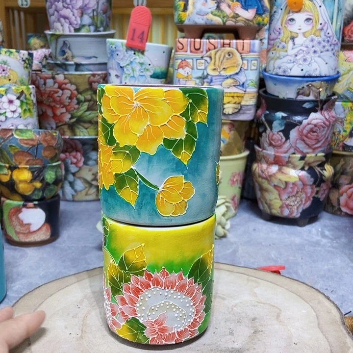 景德镇艺术手绘作品