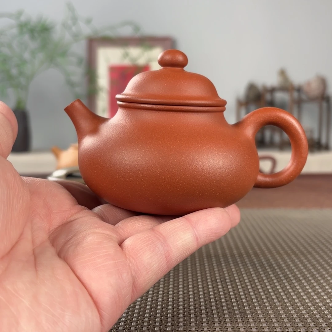 固***体紫砂茶壶黄龙山原矿紫砂壶