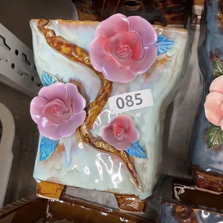 紫砂花盆粗陶材质多肉花盆