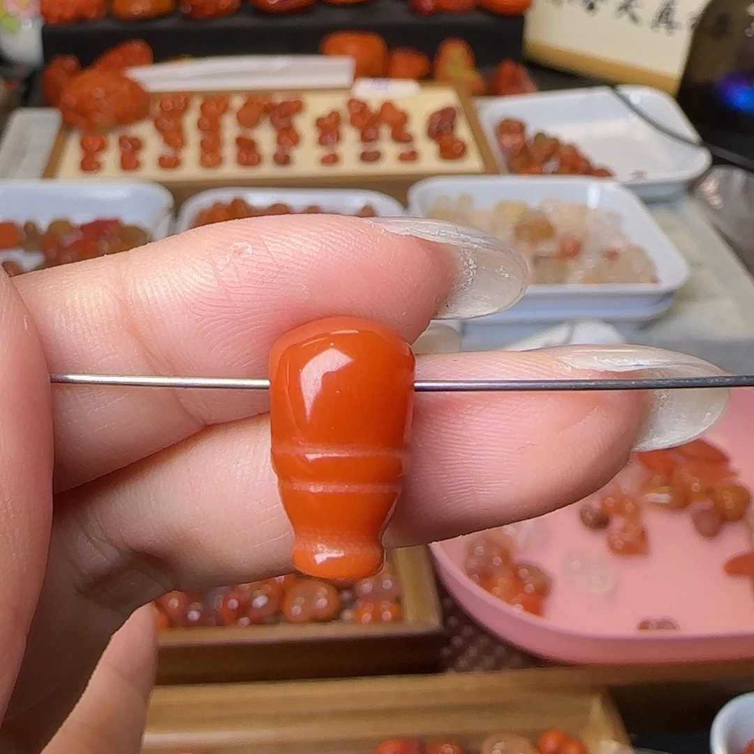 南红玛瑙未镶嵌吊坠(不含链)