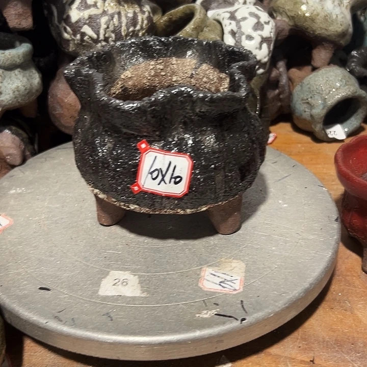 粗陶花盆制作就这样了，