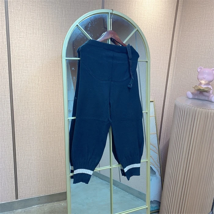 A451黑色孕妇加厚针织裤90-140