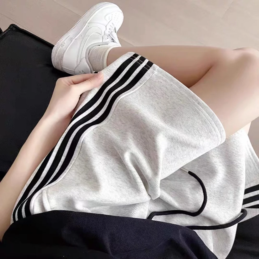 儿童夏装大女童装针织休闲运动短裤夏季薄款裤子2025新款五分中裤