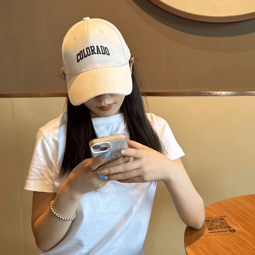 大头围帽子女四季加大加深网红百搭字母刺绣棒球帽韩版休闲鸭舌帽