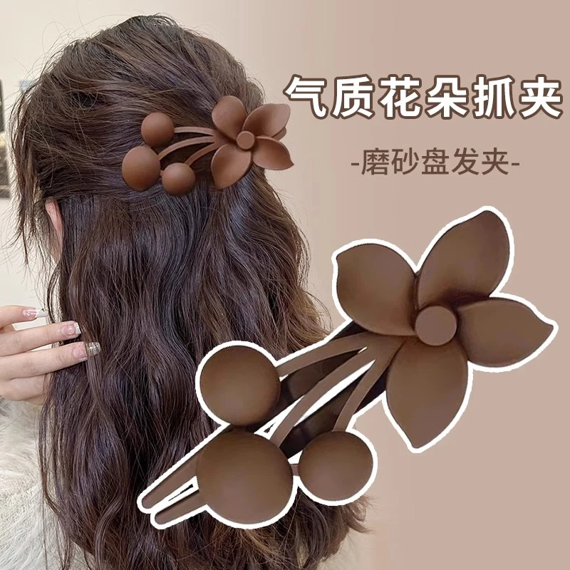 发夹女抓夹后脑勺盘发神器新款一字夹发卡头饰网红夹子