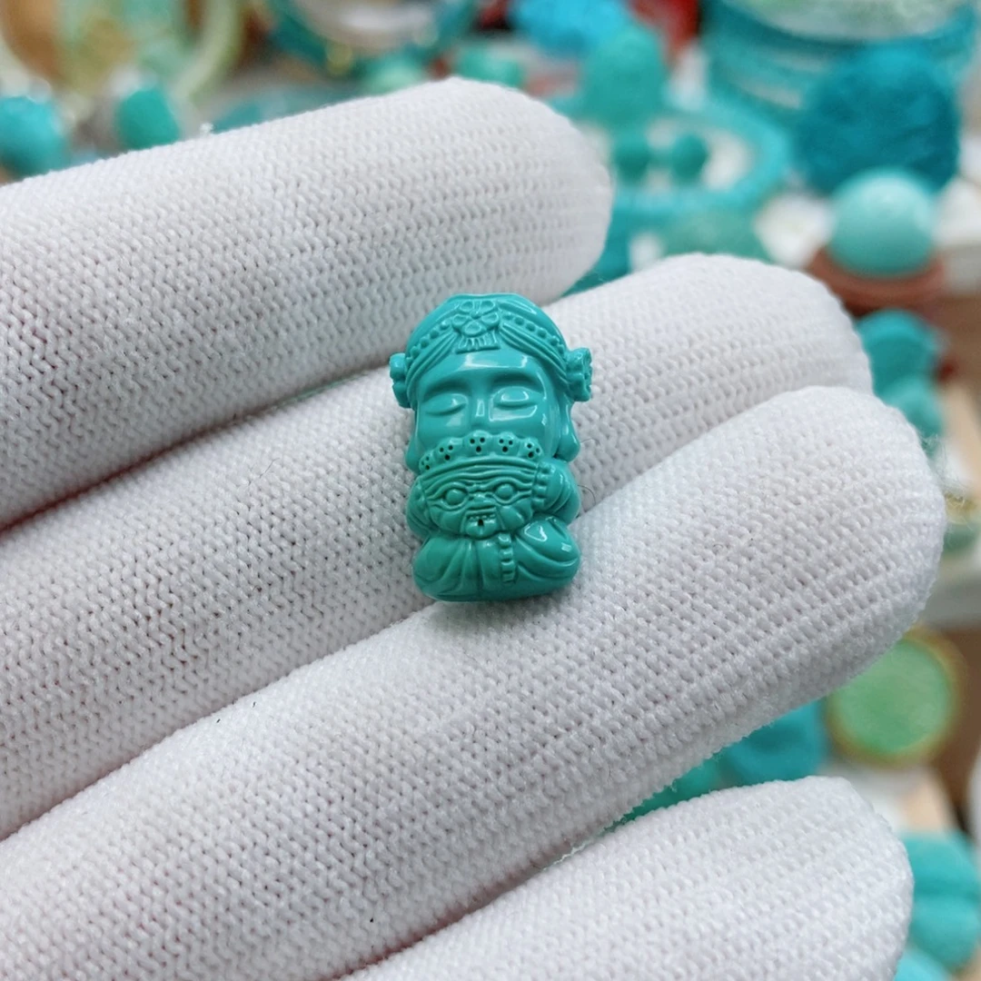 绿松石未镶嵌扎基拉姆