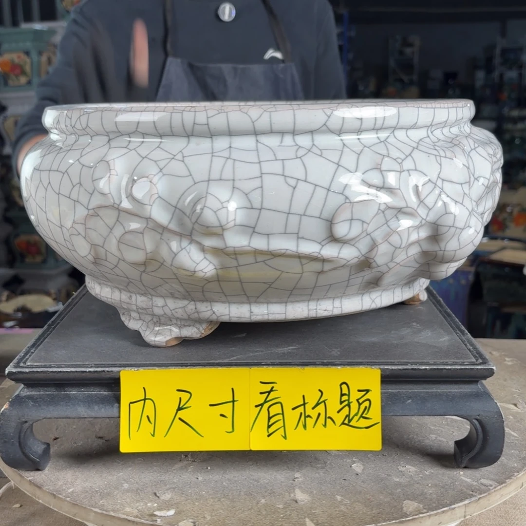 一风堂石湾花盆 内26*12
